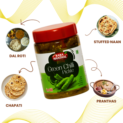 Green Chilli Pickle | Baba Manthal Ka Achar