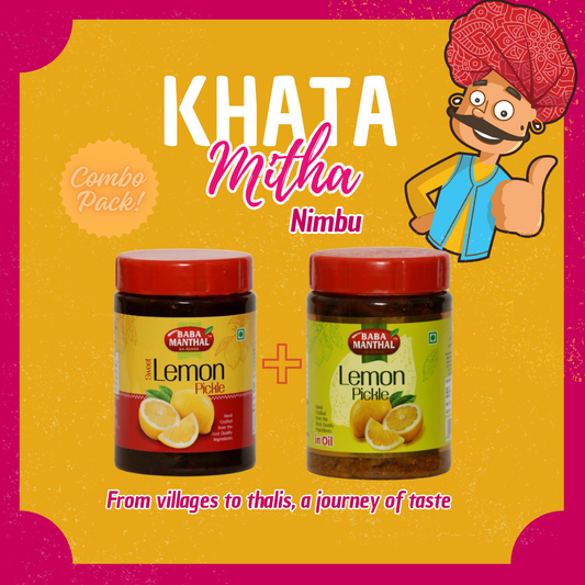 Khata-Mitha Nimbu Combo